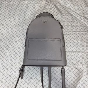 Kate spade Mini Convertible Backpack taupe gray